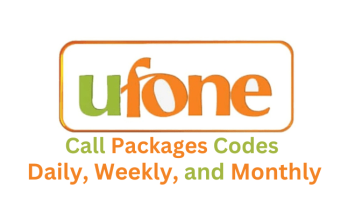 Ufone Call Packages Codes